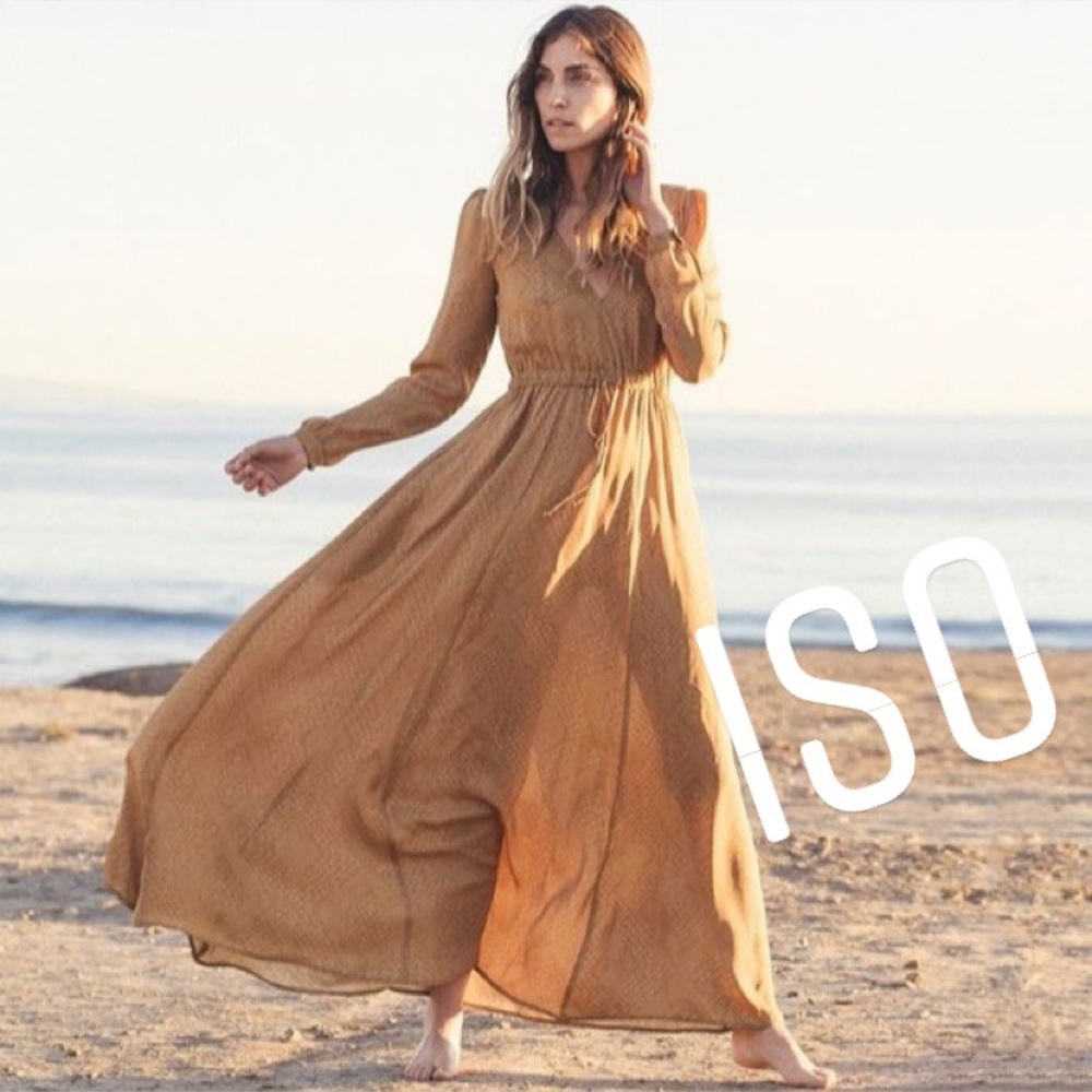 ISO Christy Dawn Audrey Dress Gold